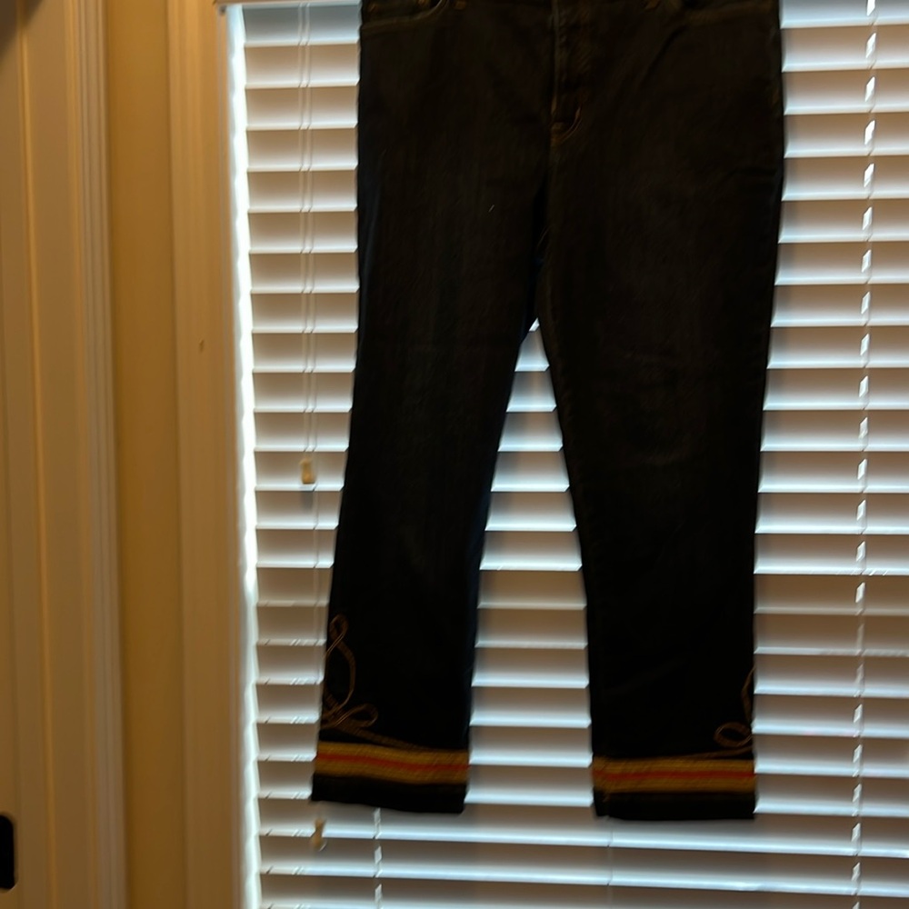 Embellsihed Denim Jeans